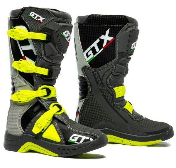 Мотоботы GTX MX #2 grey/green (р. 43)